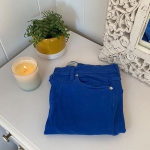 J. Crew High Rise Skinny Blue Jeans